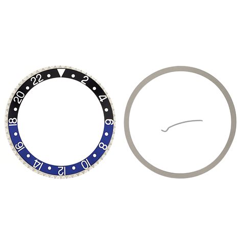 bezel insert aluminum for rolex batman black blue|rolex watch bezel insert.